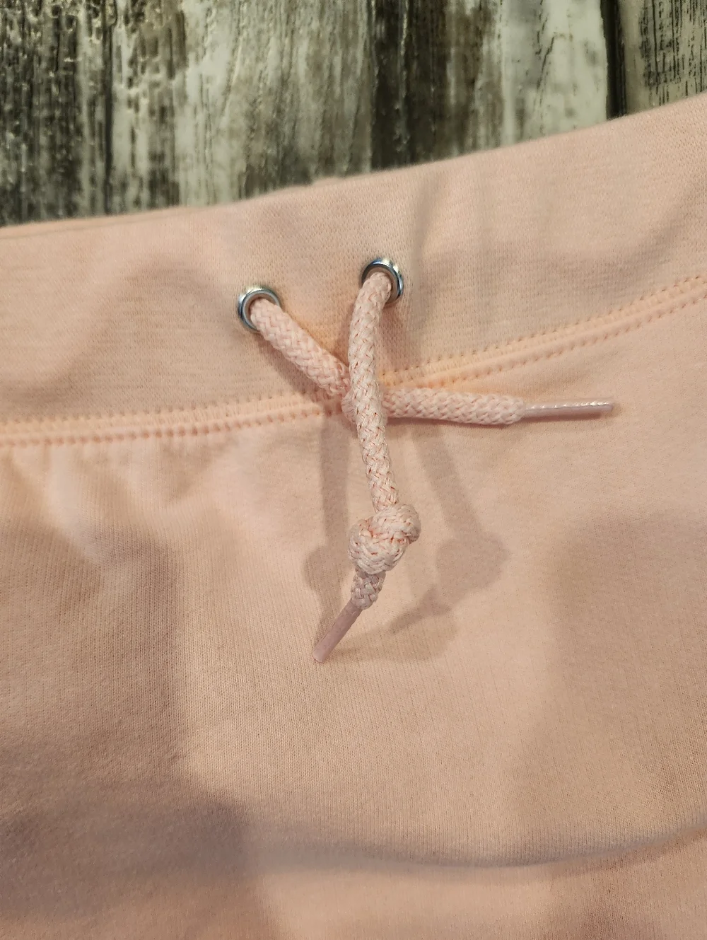 American Apparel California Fleece Mini Skirt – XL – Peach Drawstring Sporty Cas